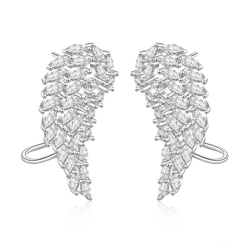 【#42】S925 Sterling Silver Moissanite Earrings