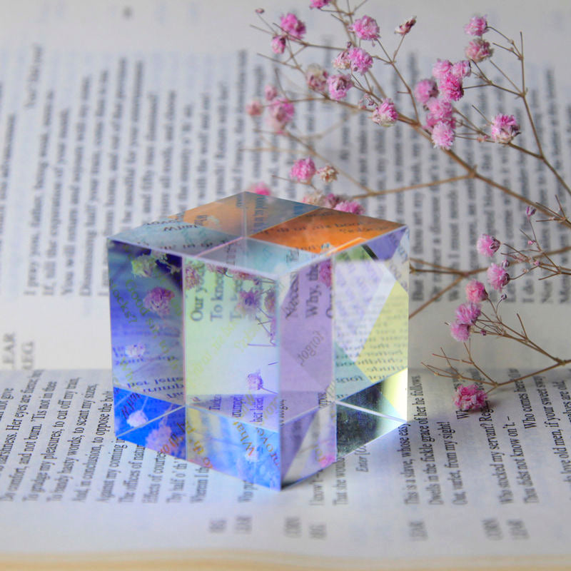 Cube Sunshine Hands Creative Birthday Gift Artificial Crystal