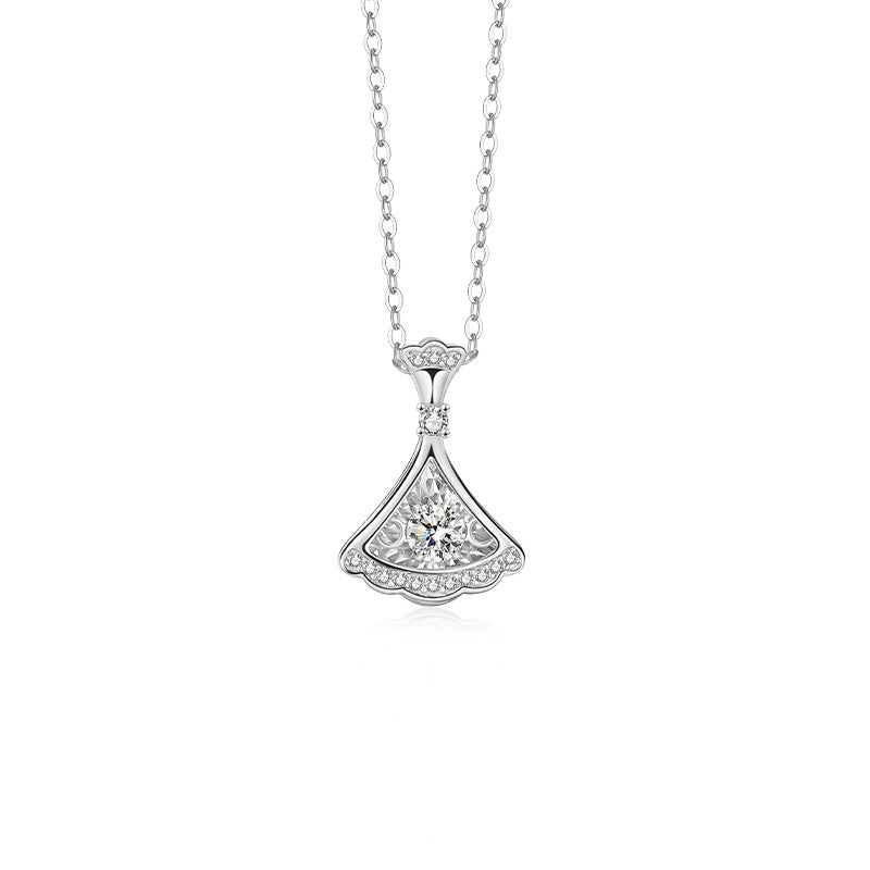 【#33】S925 Sterling Silver Moissanite Necklace