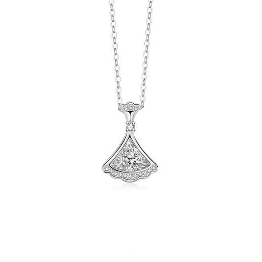 【#33】S925 Sterling Silver Moissanite Necklace