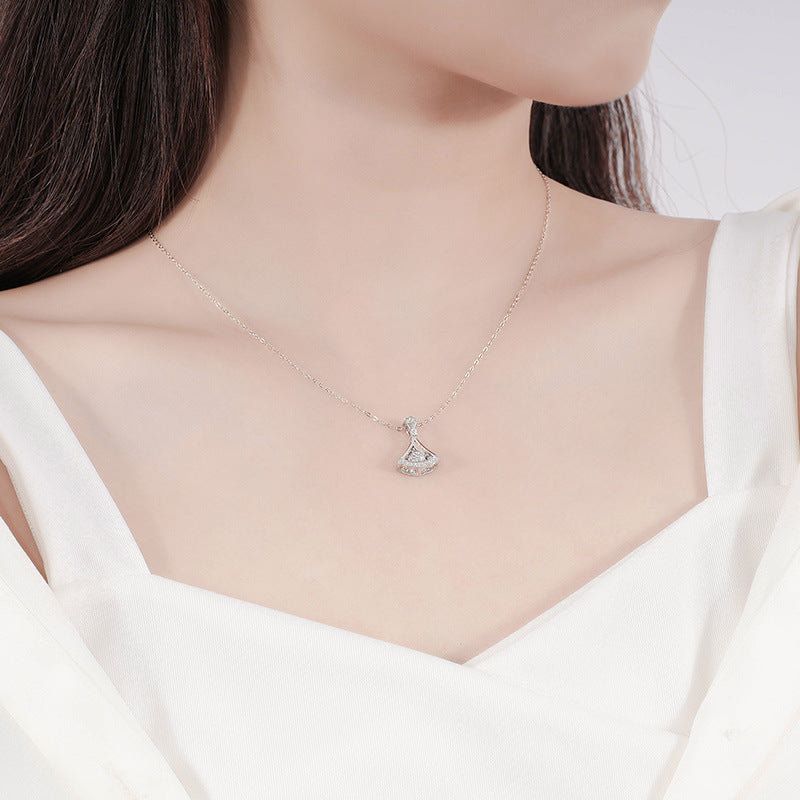 【#33】S925 Sterling Silver Moissanite Necklace