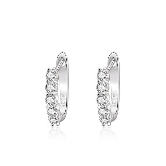 【#43】S925 Sterling Silver Moissanite Earrings