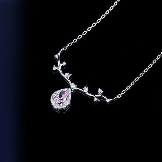 【#35】S925 Sterling Silver Moissanite Necklace