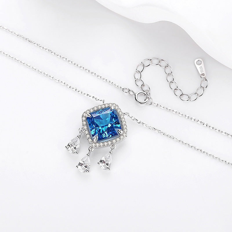 【#36】S925 Sterling Silver Moissanite Necklace