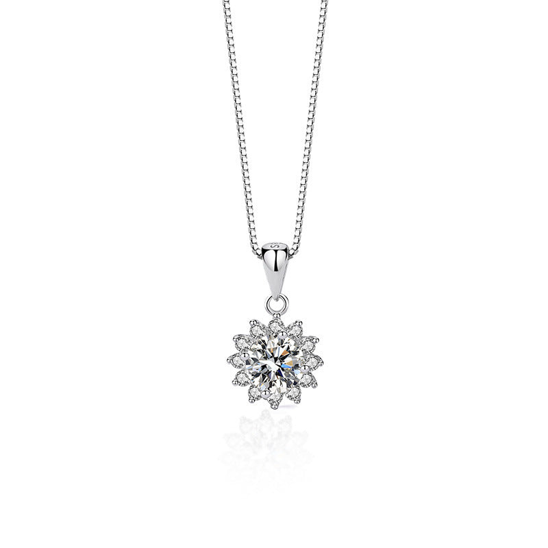 【#32】S925 Sterling Silver Moissanite Necklace