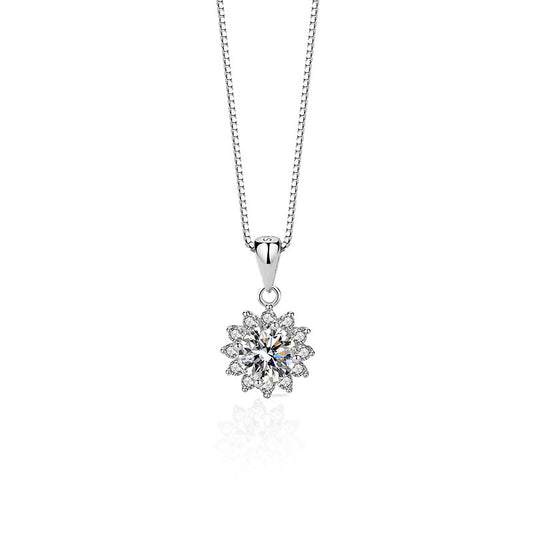 【#32】S925 Sterling Silver Moissanite Necklace