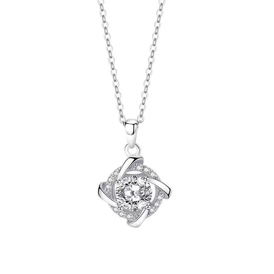 【#8】S925 Sterling Silver Moissanite Necklace